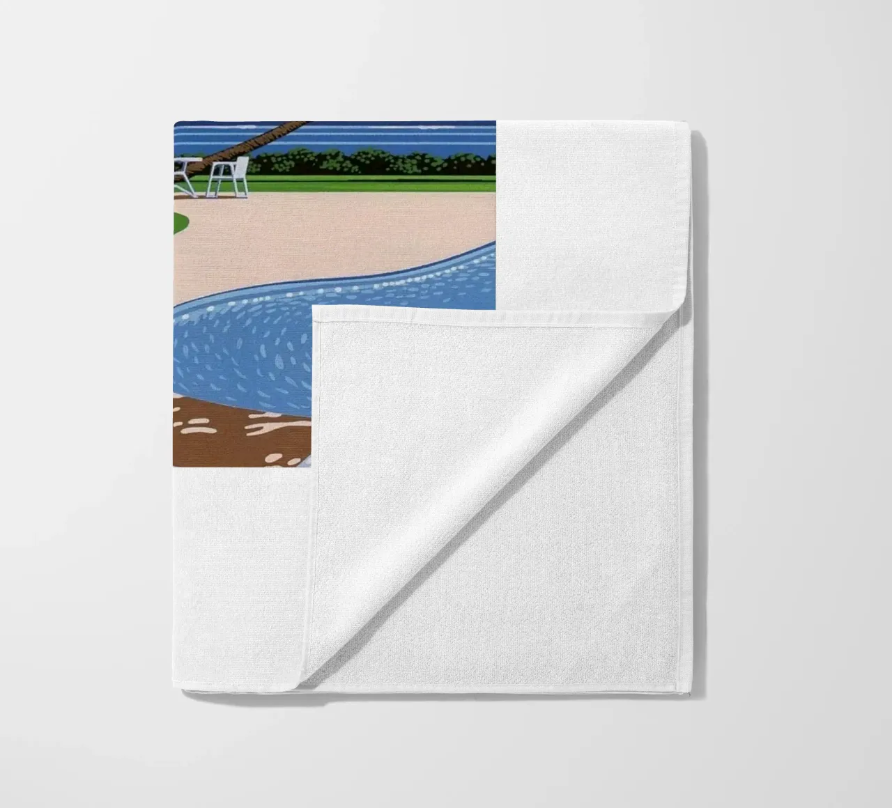Swimming Pool with View beach towel by Perdana shop