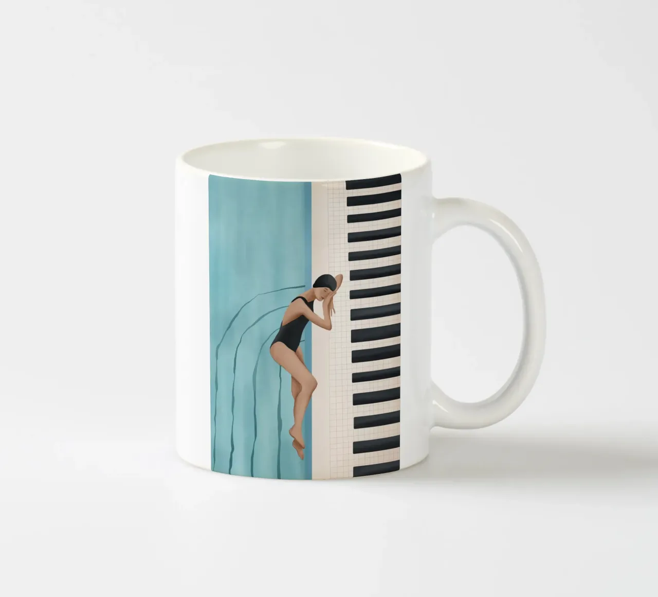 Relaxation by the Pool tazza in ceramica da Flow Line
