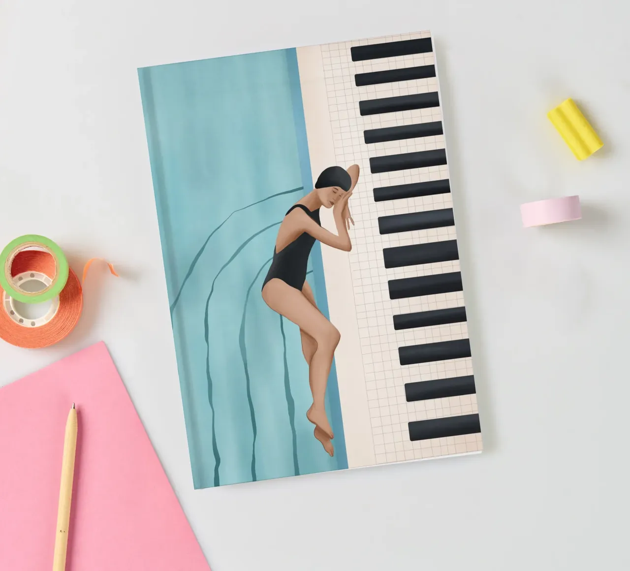 Relaxation by the Pool notebook by Flow Line