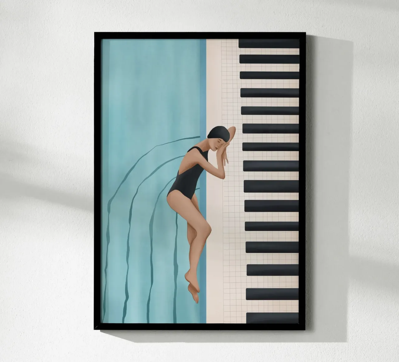 Relaxation by the Pool poster de Flow Line