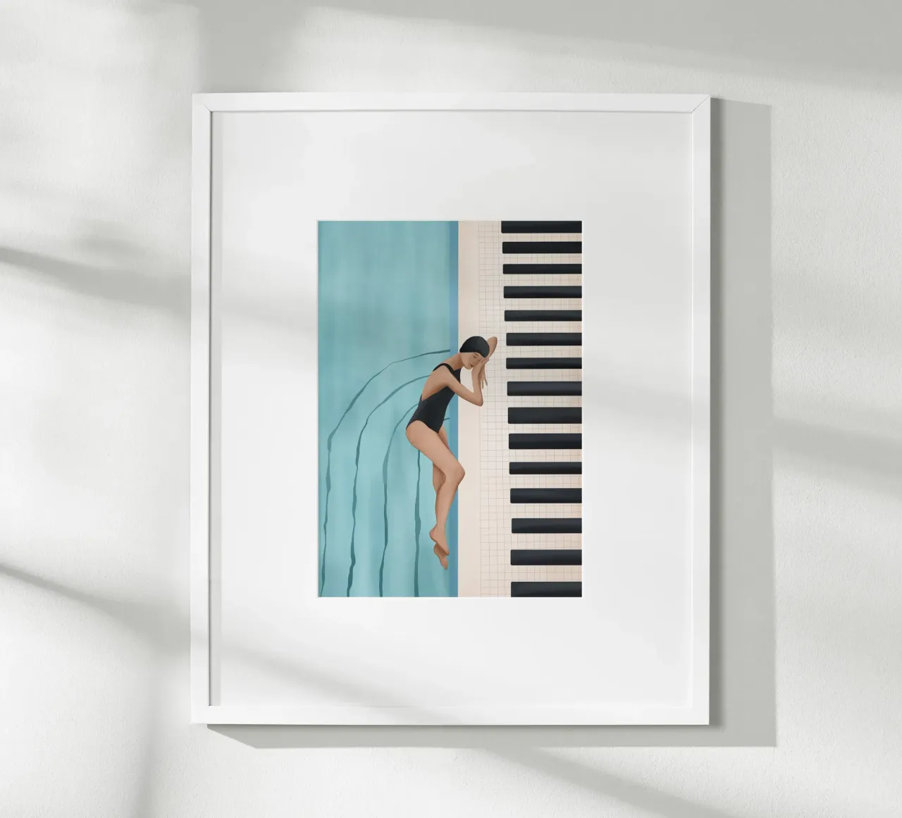 Relaxation by the Pool poster de Flow Line