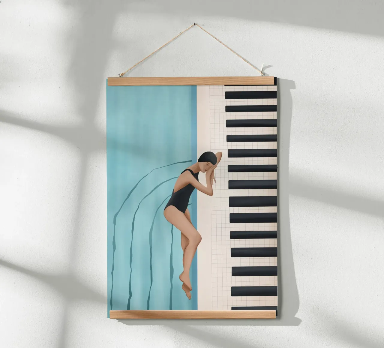 Relaxation by the Pool poster de Flow Line