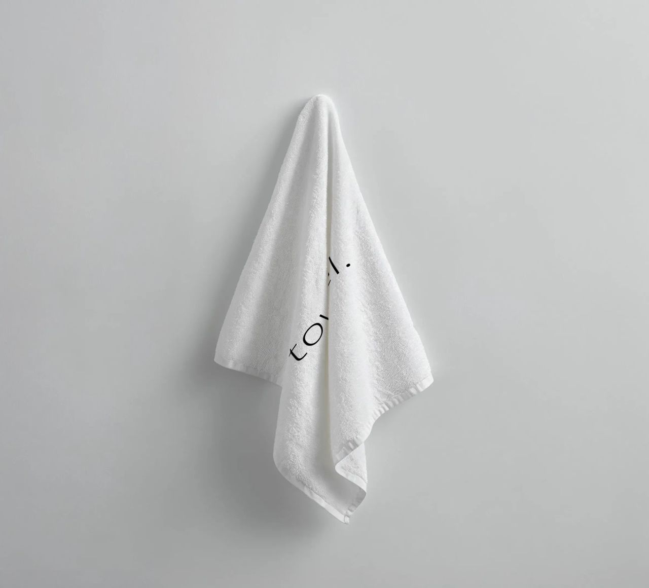 minimalist towel. asciugamano da bagno da minimalist