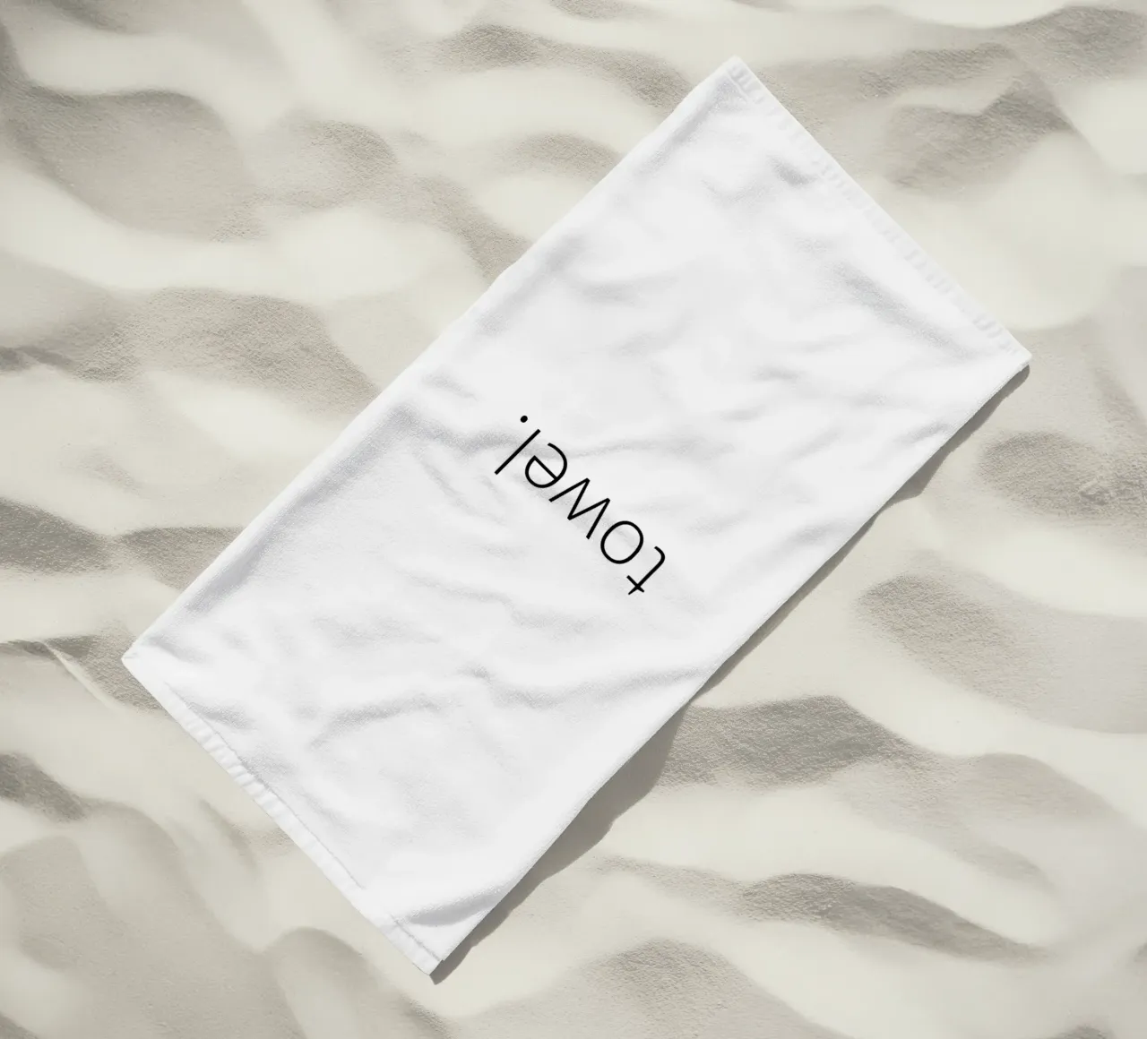 minimalist towel. telo mare da minimalist