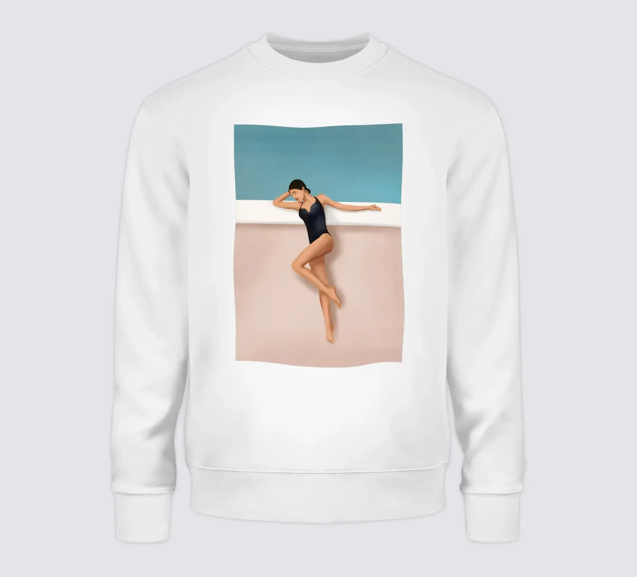 At the pool felpa da Flow Line