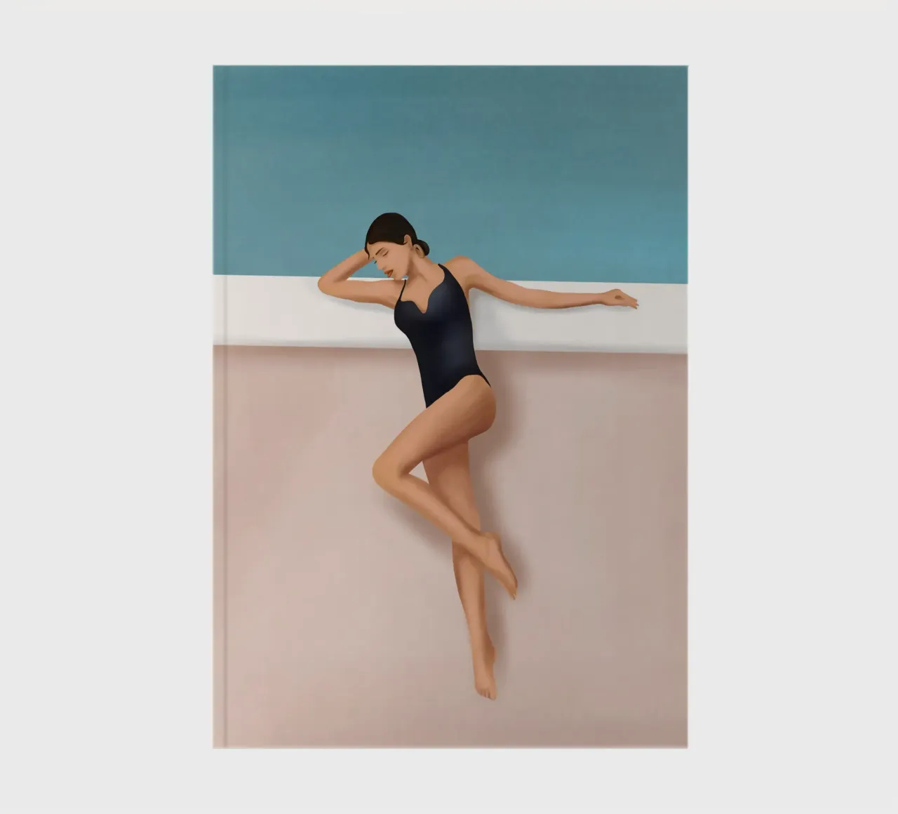At the pool notebook by Flow Line
