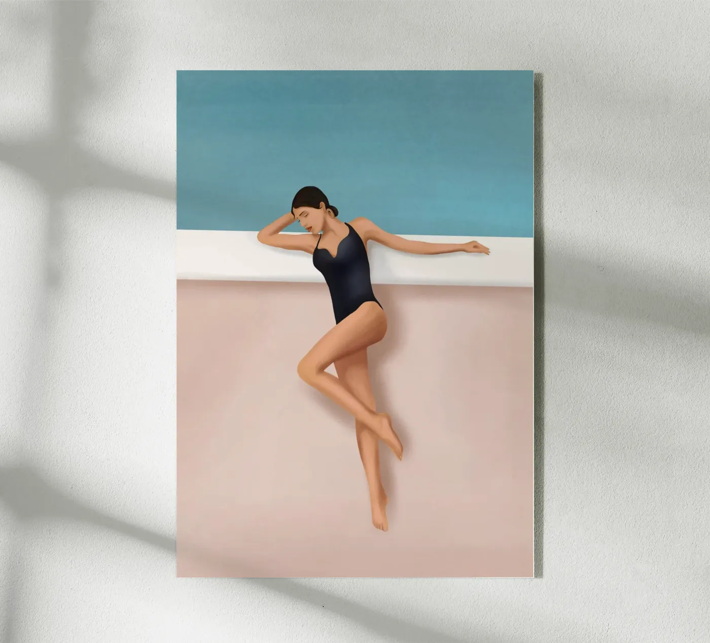 At the pool Acryl-Glas von Flow Line