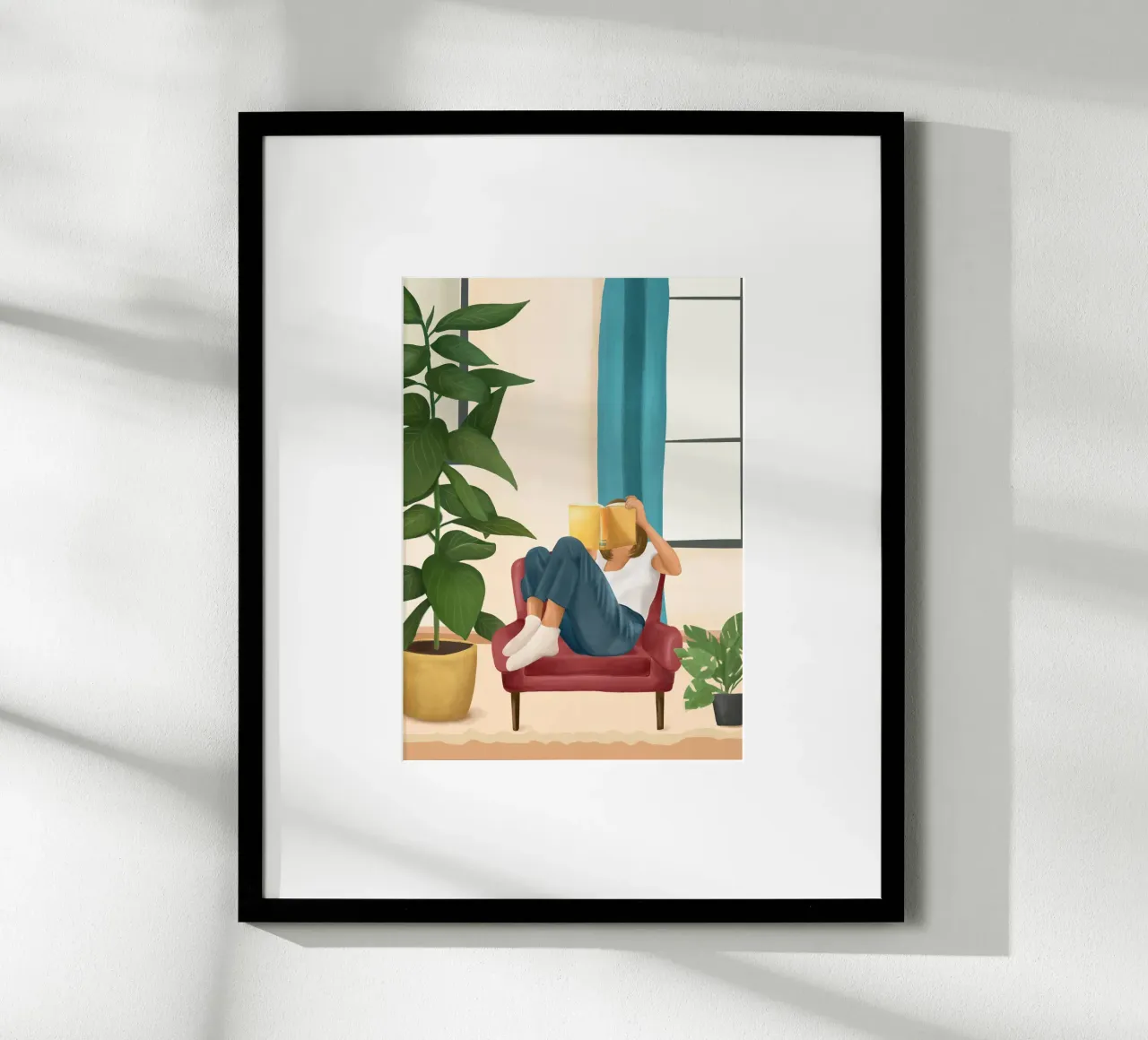 Sulle pagine di un libro poster da Flow Line