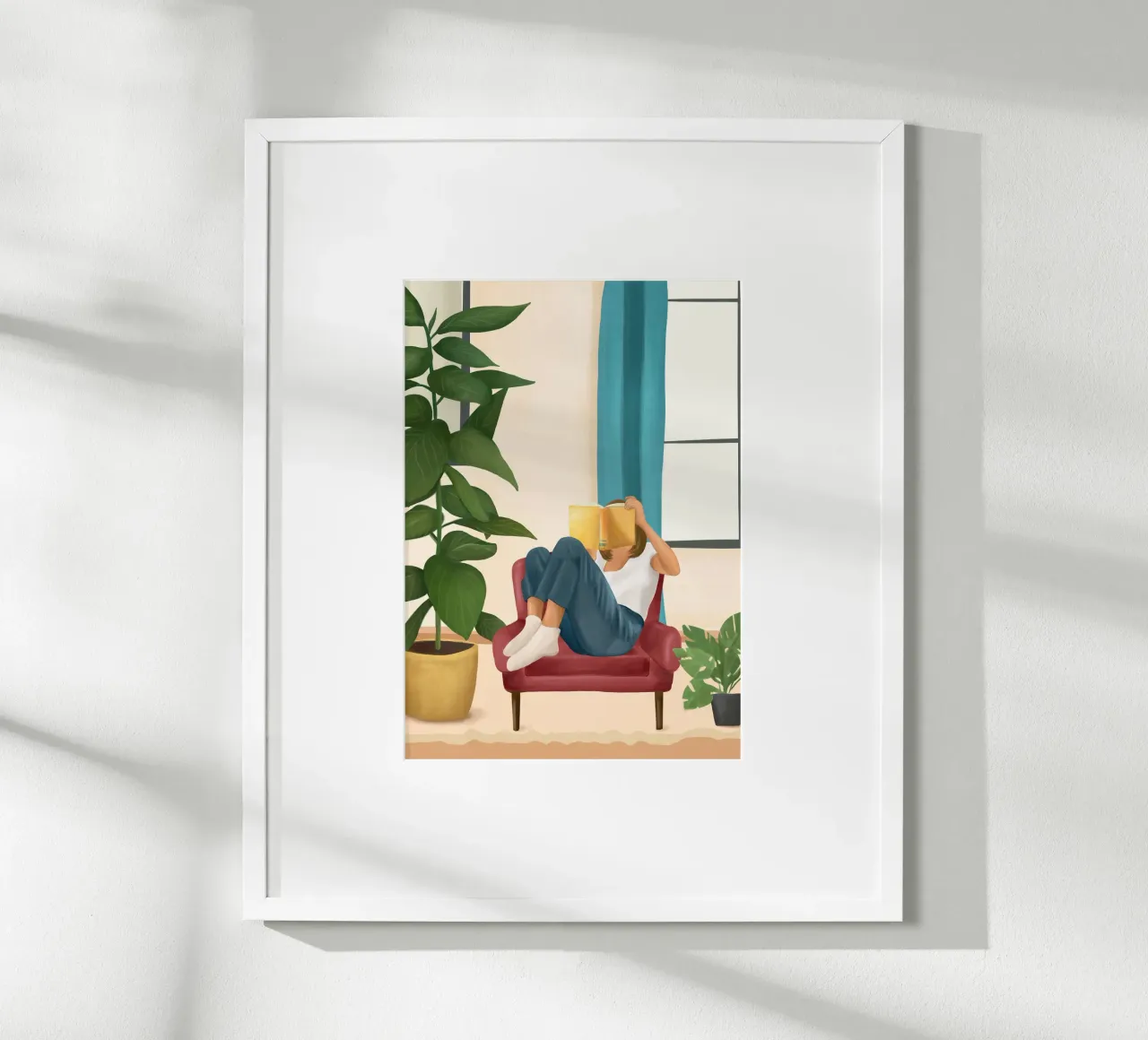 Sulle pagine di un libro poster da Flow Line