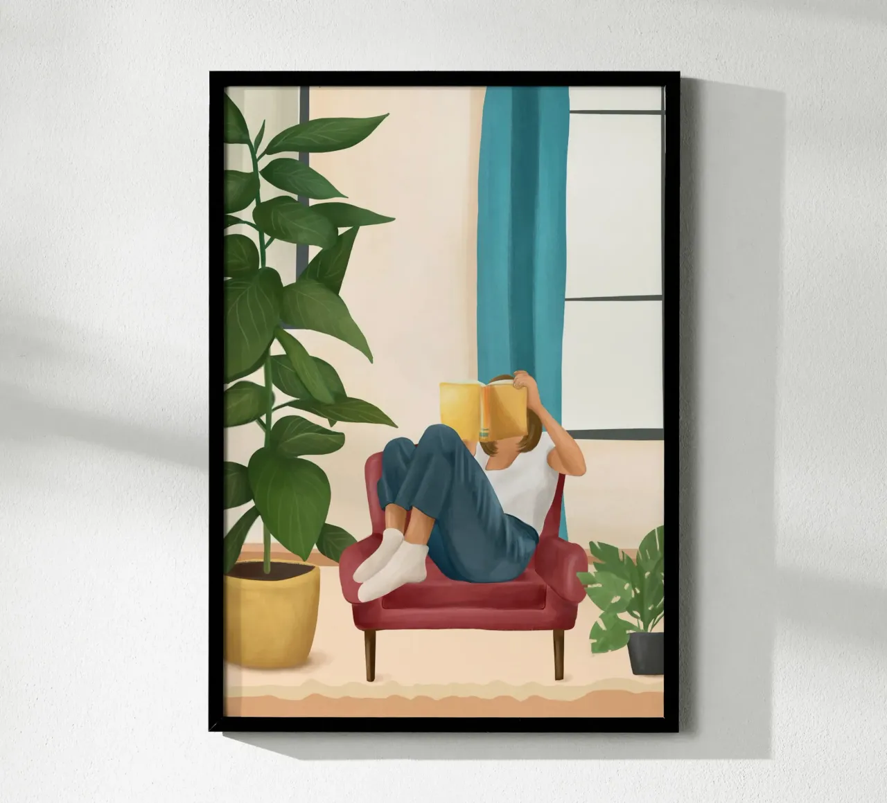 Sulle pagine di un libro poster da Flow Line