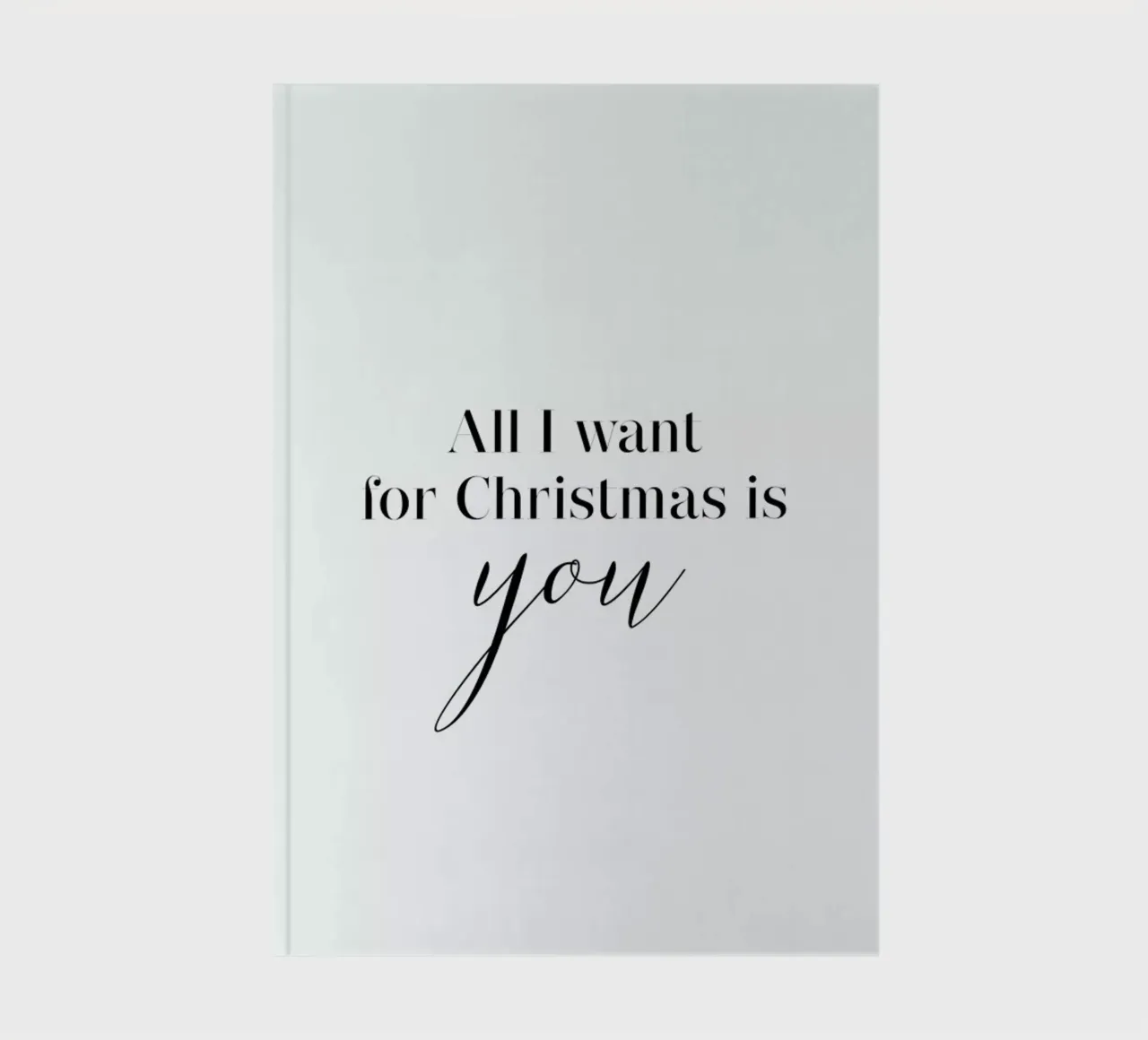 All I Want notebook by daylight design studio
