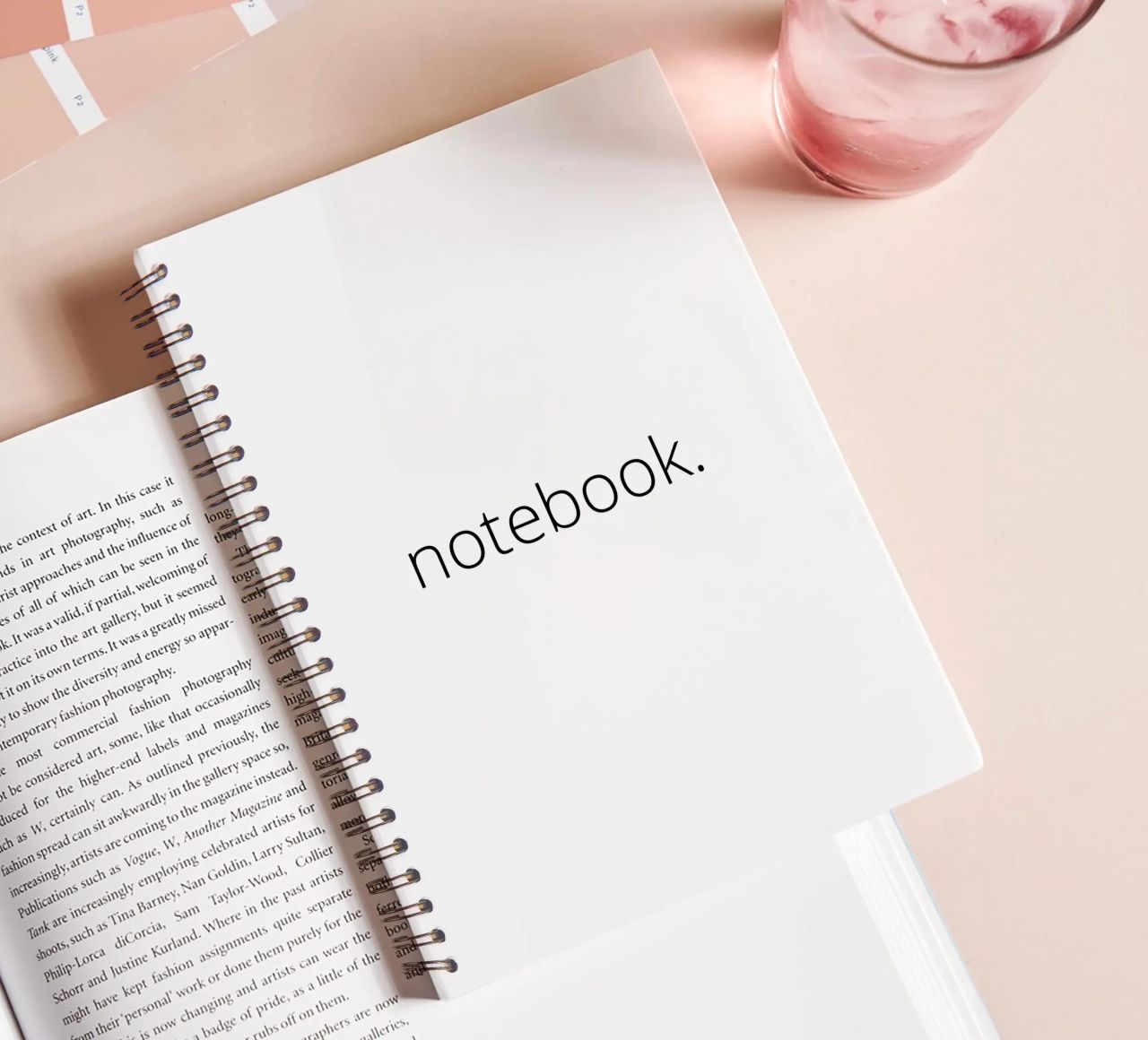 minimalist notebook. diario ad anelli da minimalist
