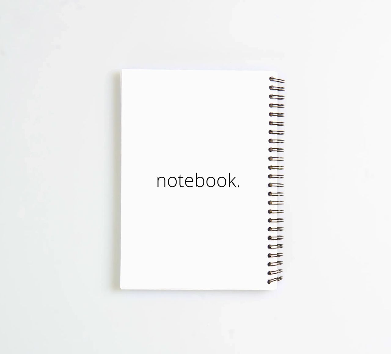 minimalist notebook. diario ad anelli da minimalist