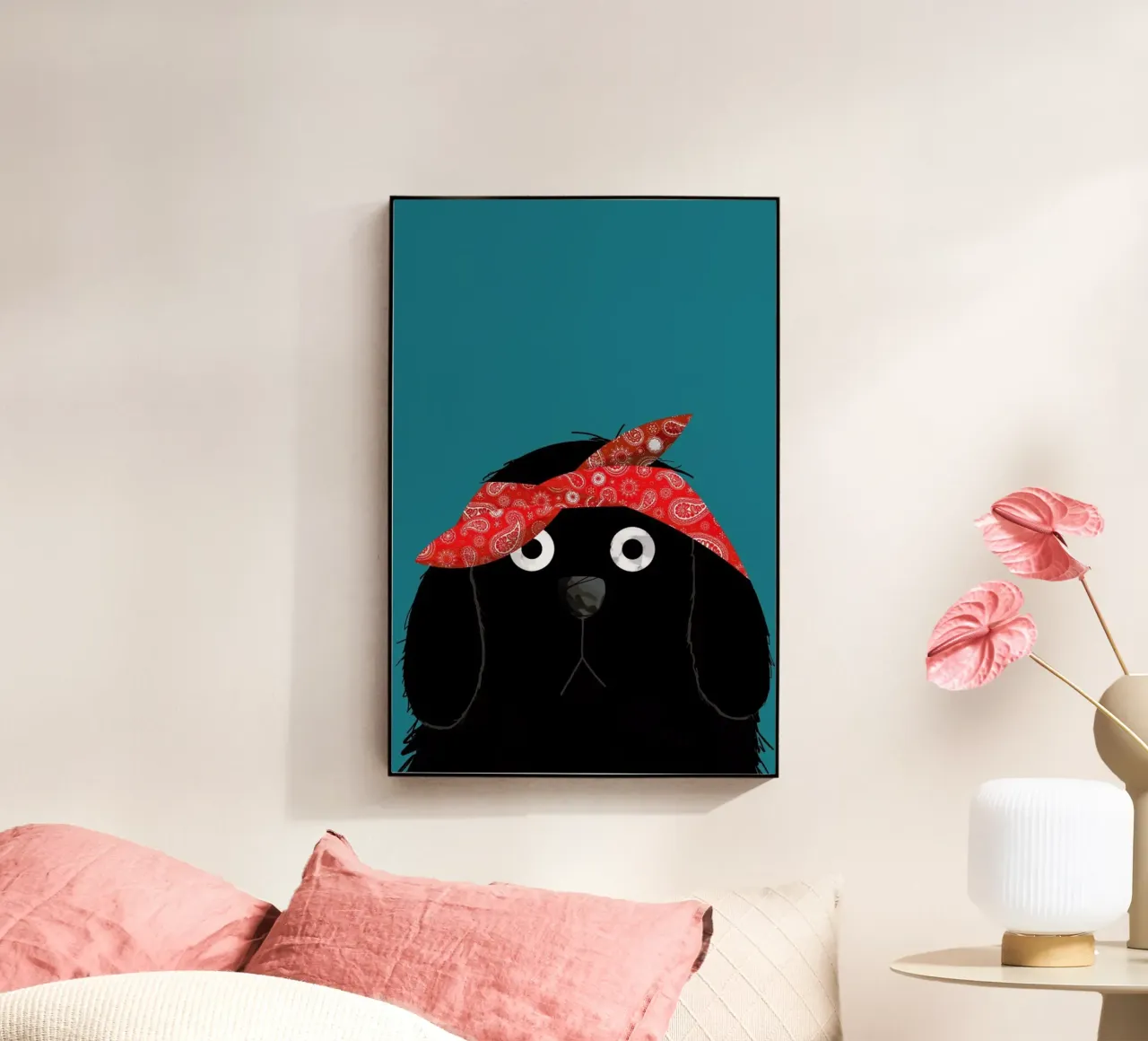 Dog Tupac plexiglass da Doozal