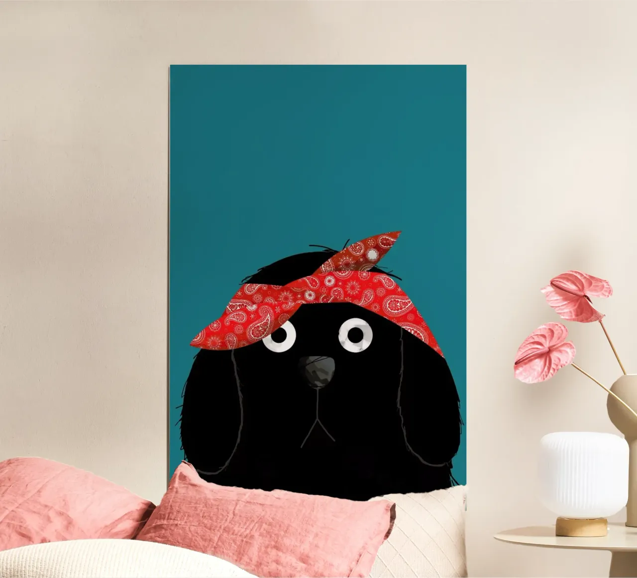 Dog Tupac poster da Doozal