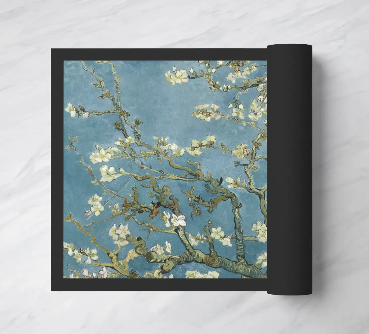 Mandorlo in fiore di Vincent van Gogh (1890) zerbino da Van Gogh Prints