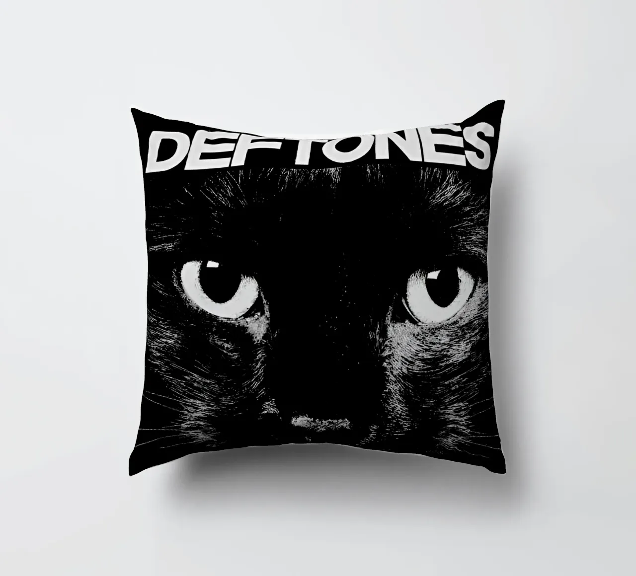Deftones Gatto nero cuscino da Musc-Fav
