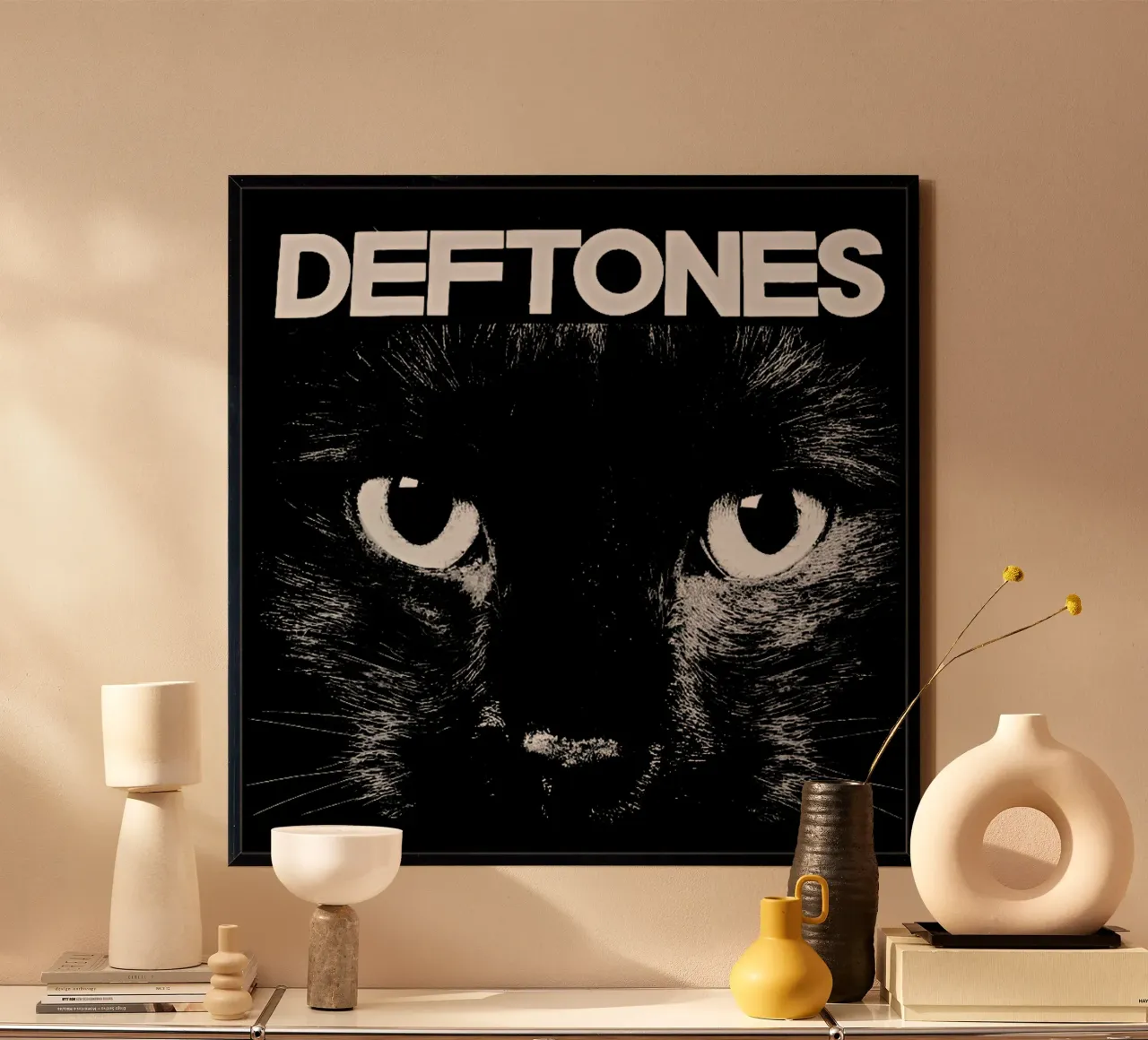 Deftones Gatto nero carta hahnemühle da Musc-Fav