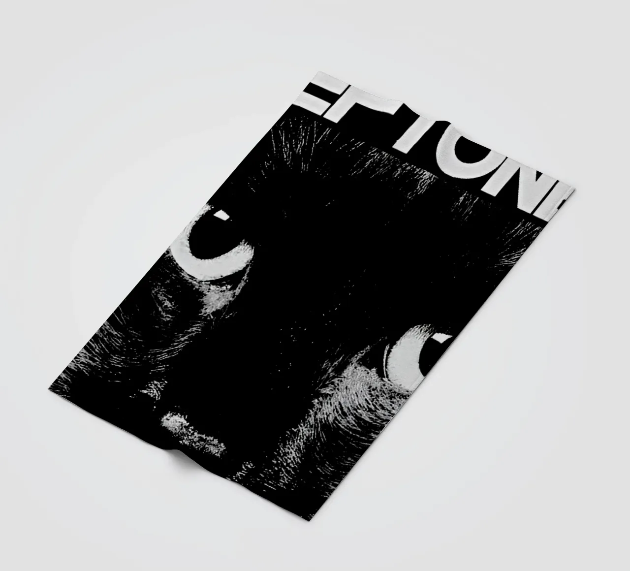 Deftones Black Cat fleece blanket by Musc-Fav