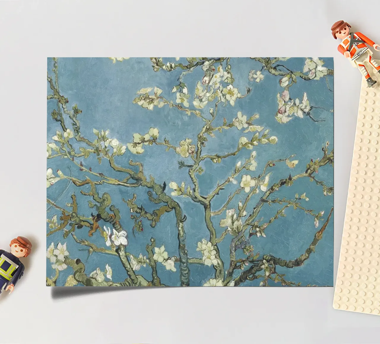 Almond Blossom by Vincent van Gogh sticker sheet by Venus Art