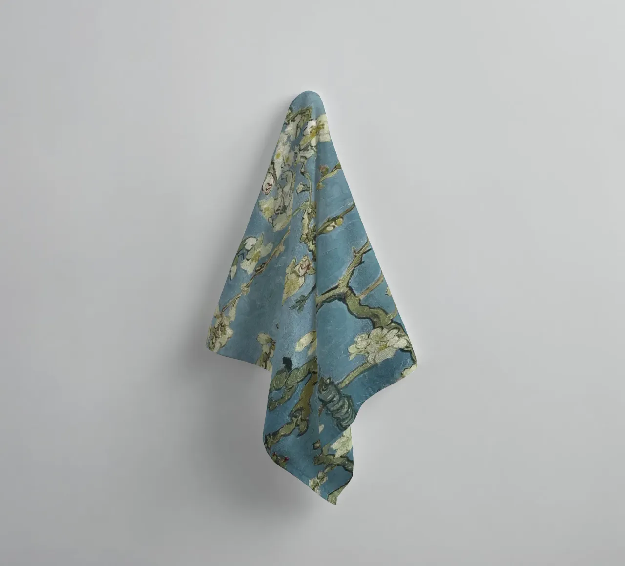 Mandorlo in fiore di Vincent van Gogh asciugamano da bagno da Venus Art