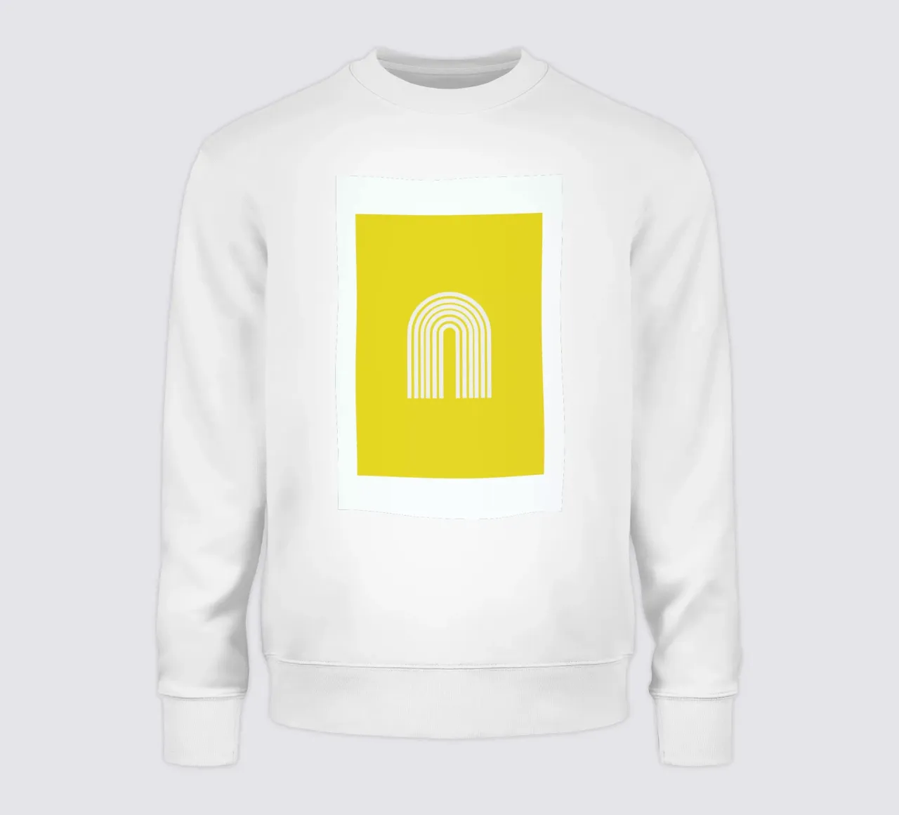 Rainbow in Yellow felpa da Pure