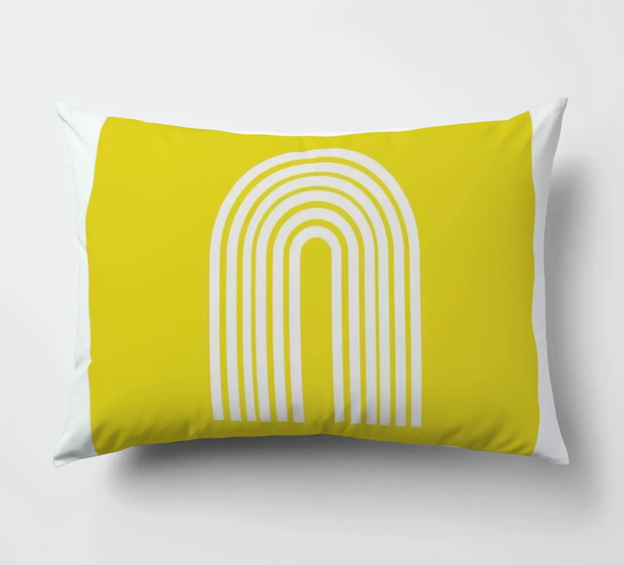 Rainbow in Yellow cuscino da Pure