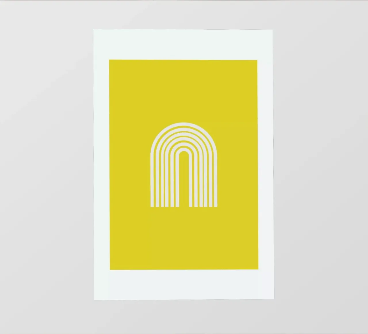Rainbow in Yellow telo in pvc da Pure