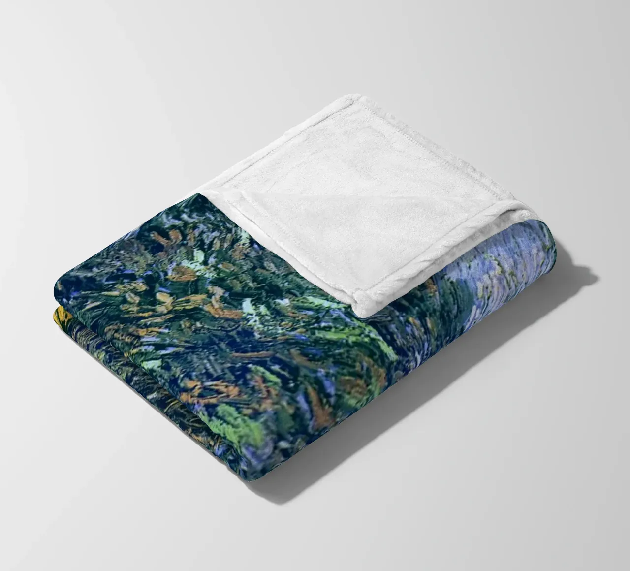 Strada con cipresso e stella di Vincent van Gogh (1890) coperta in pile da Van Gogh Prints