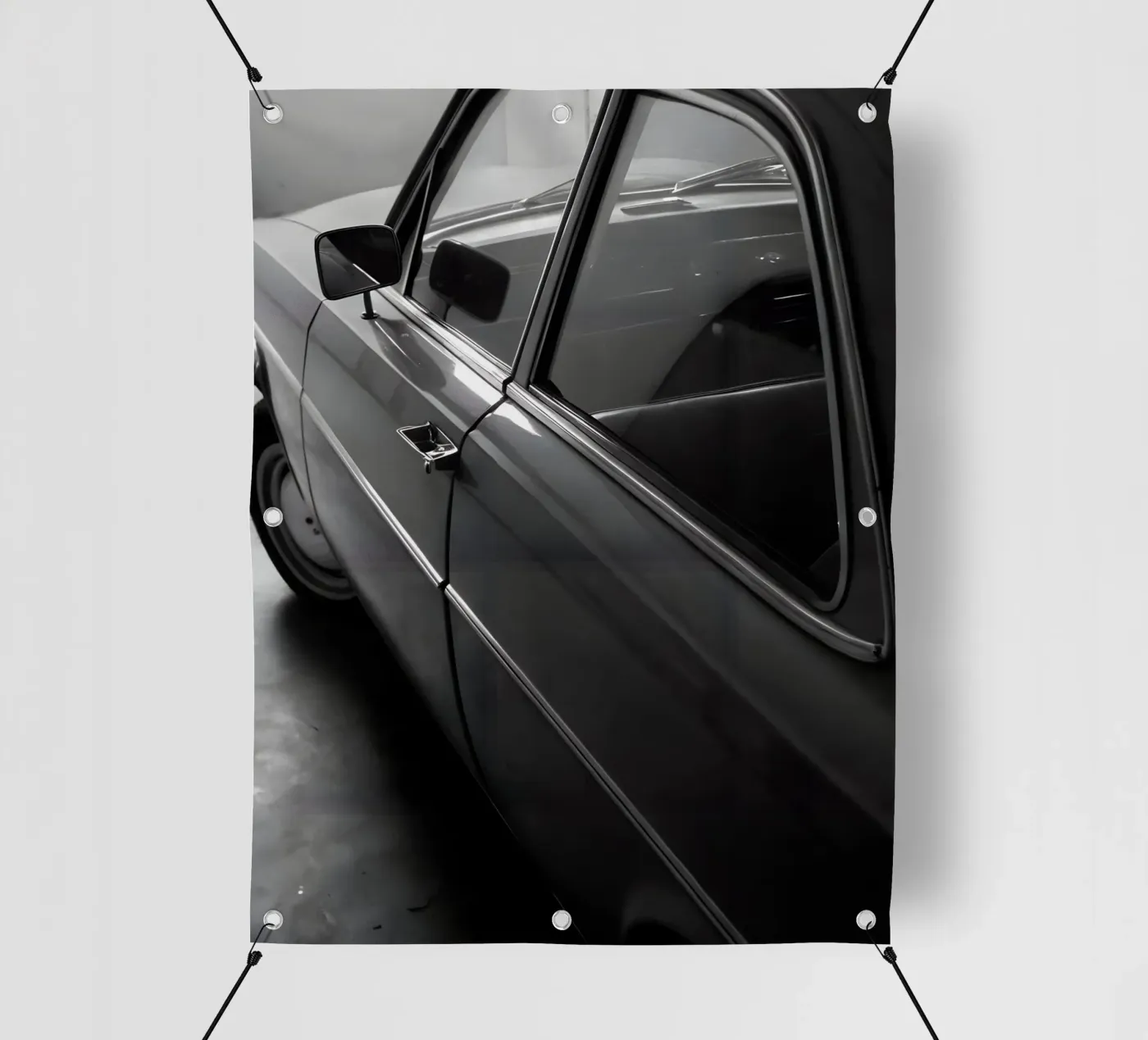 Monochrome Classic Car PVC Plane von CAR EDITION
