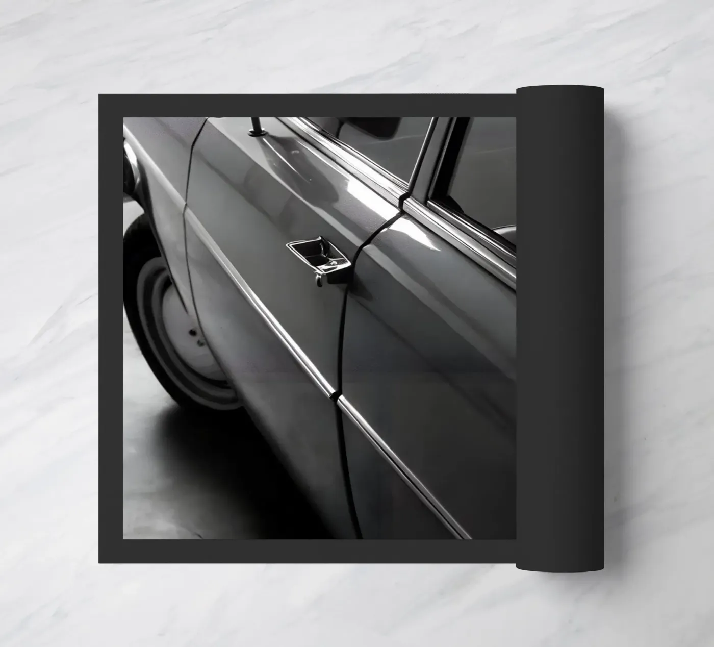 Auto d'epoca monocromatica zerbino da CAR EDITION