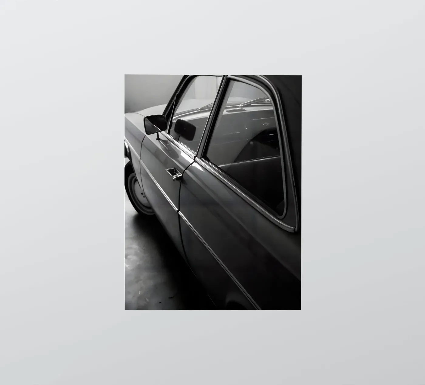 Monochromer Oldtimer Sticker von CAR EDITION