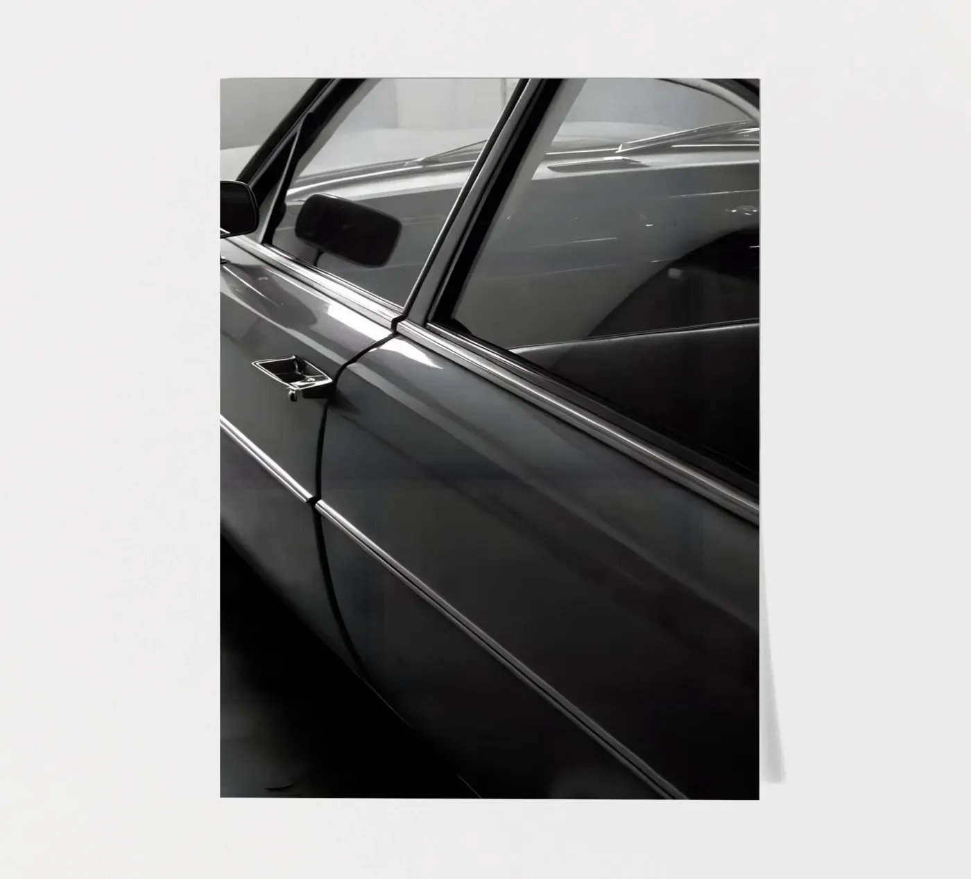 Monochromer Oldtimer Stickerbogen von CAR EDITION