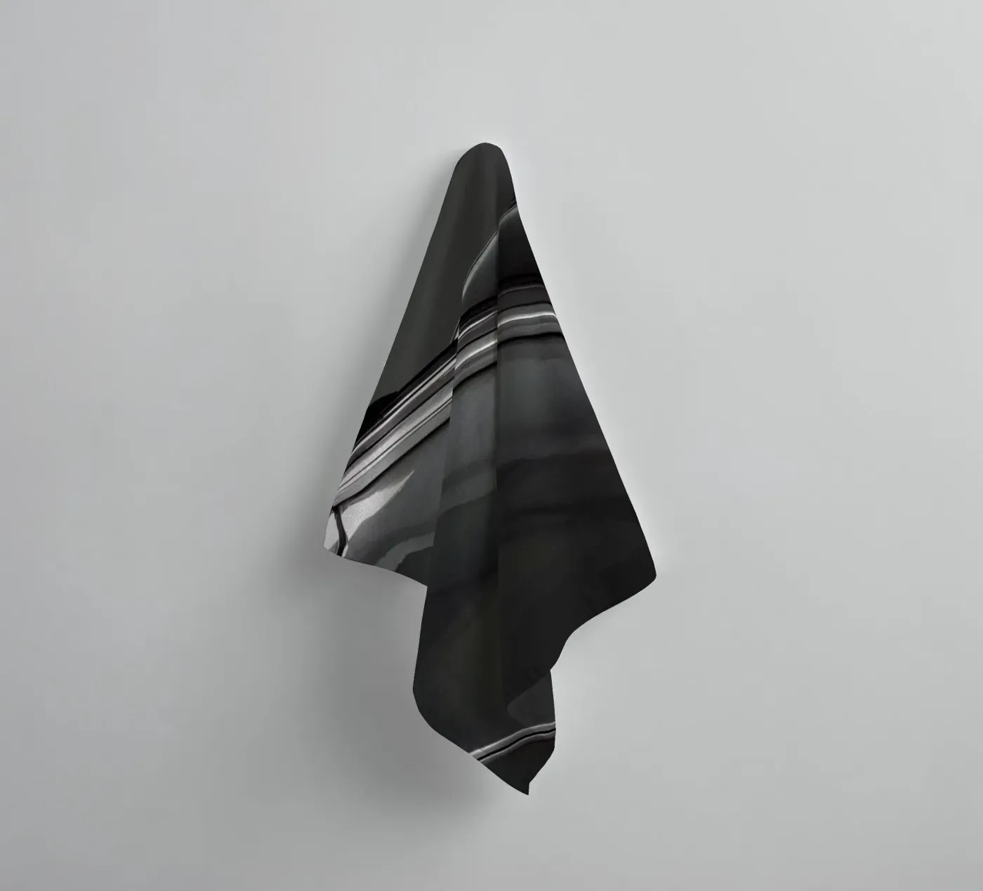 Monochrome Classic Car badhanddoek van CAR EDITION