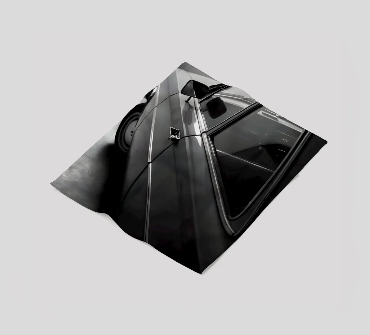 Monochromer Oldtimer Fleecedecke von CAR EDITION