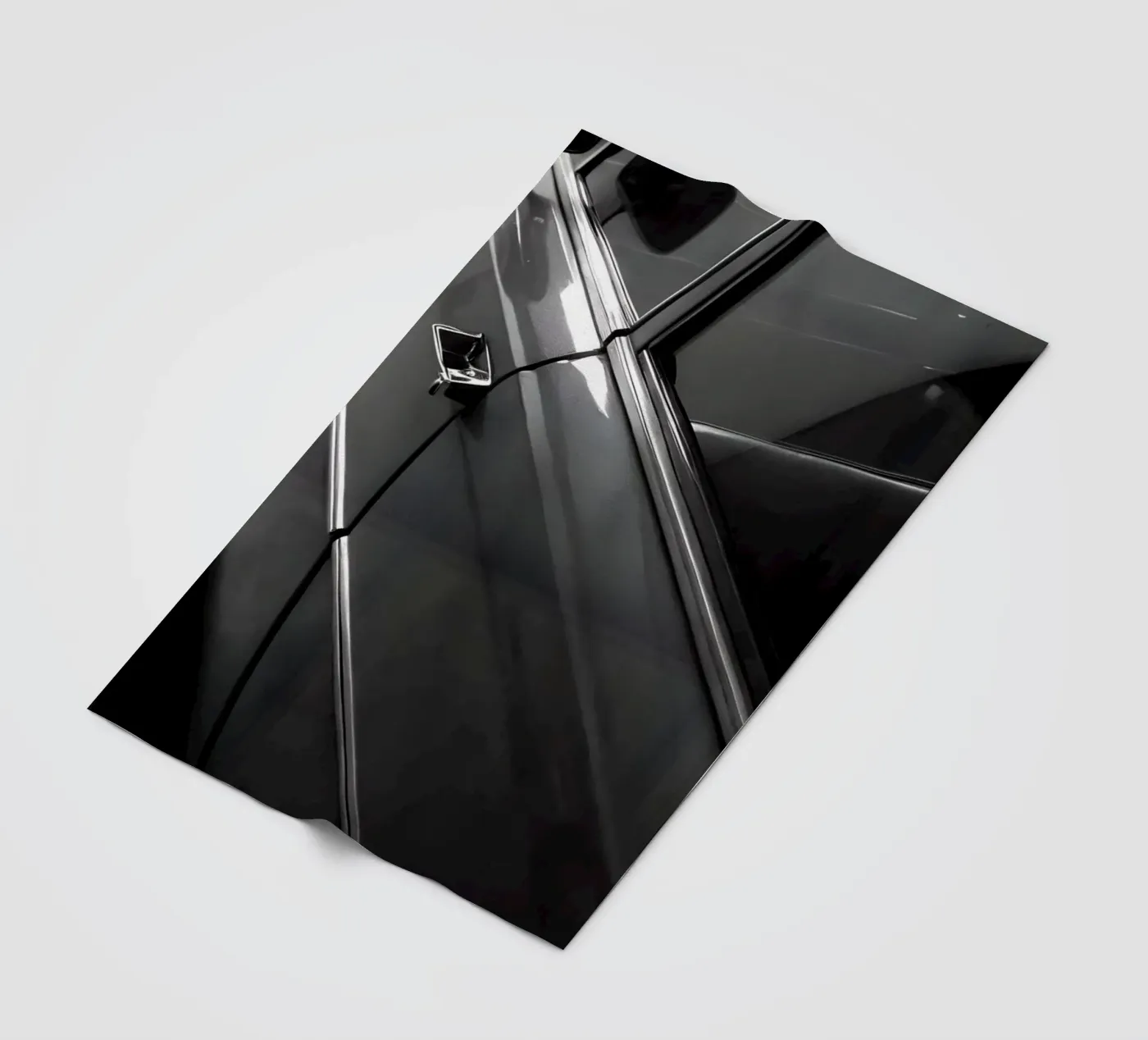 Monochrome Classic Car Fleecedecke von CAR EDITION