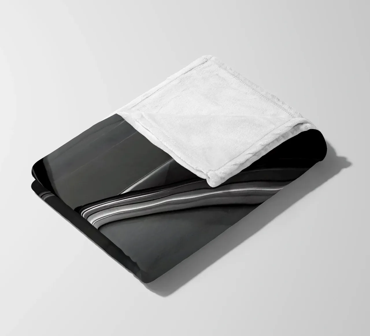 Monochromer Oldtimer Fleecedecke von CAR EDITION