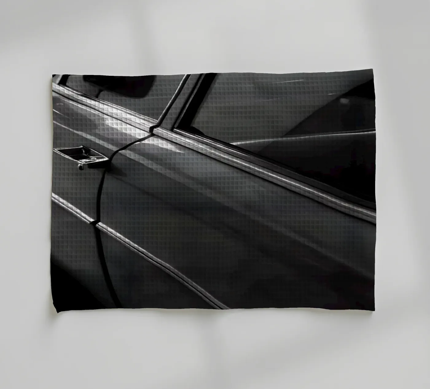 Monochromer Oldtimer Geschirrtuch von CAR EDITION