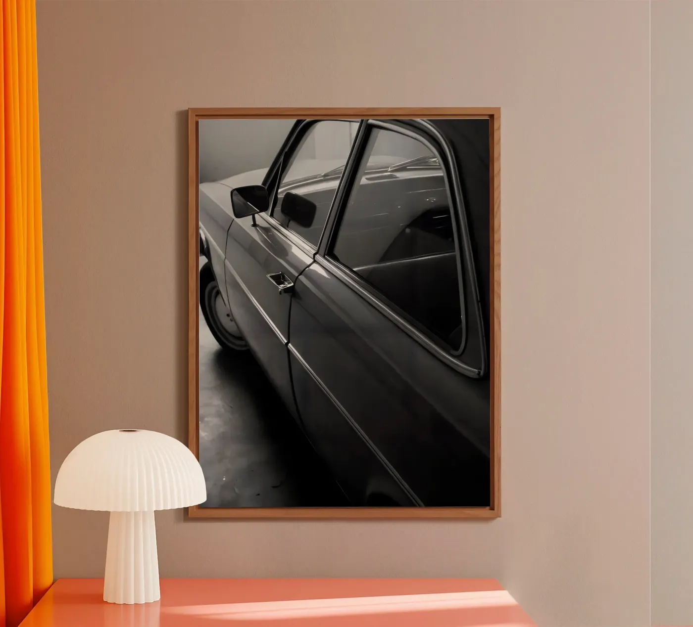 Auto d'epoca monocromatica pannello forex da CAR EDITION
