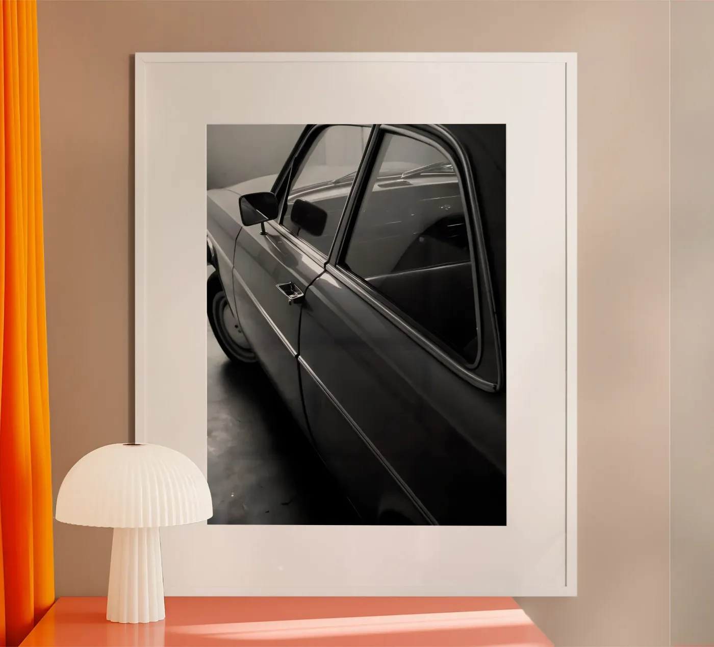 Monochrome Klassieke Auto poster van CAR EDITION