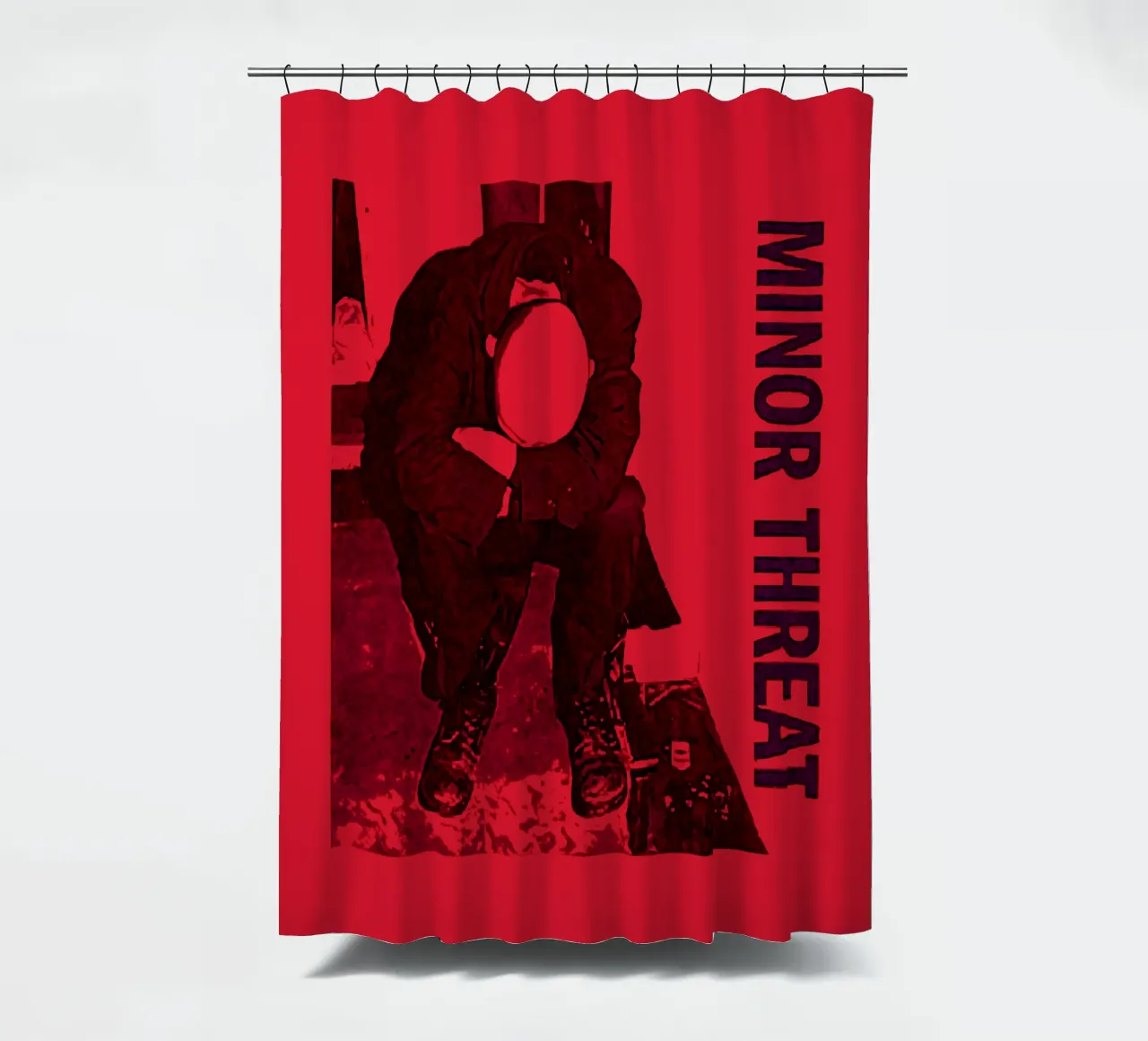 Straight Edge shower curtain by Jason Lavelle