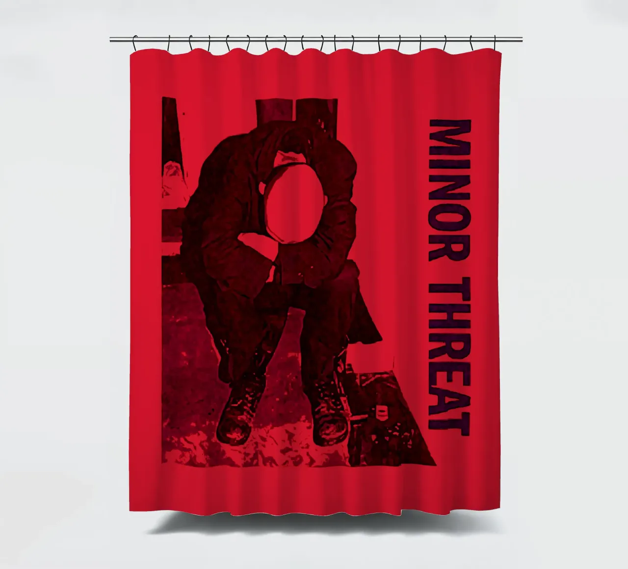 Straight Edge shower curtain by Jason Lavelle