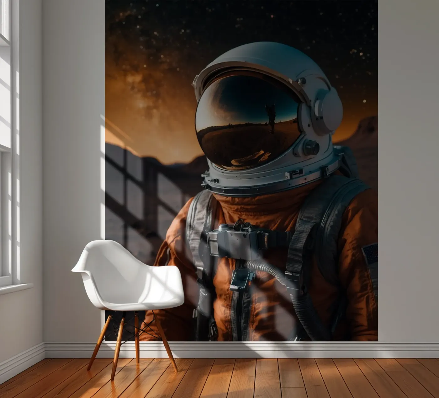 Aloneon fotobehang van Stellar Dream Art