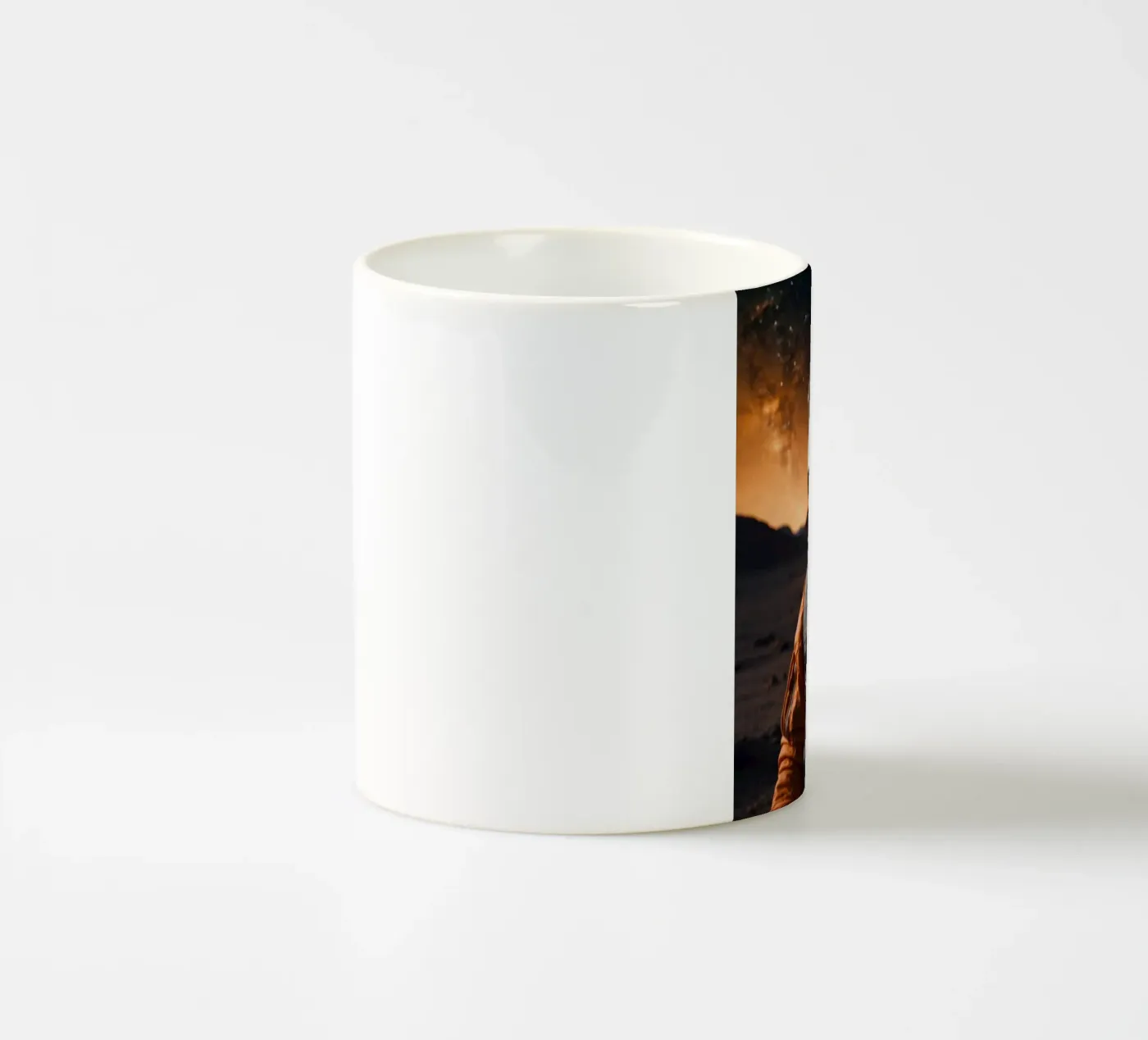 Aloneon ceramic mug by Stellar Dream Art