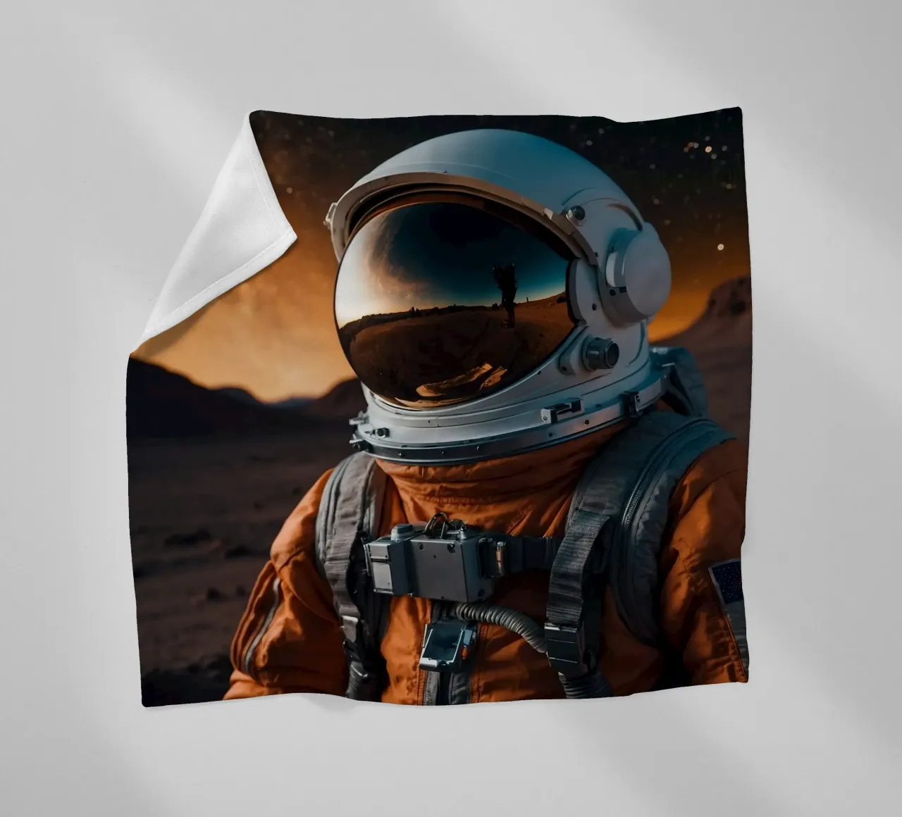 Aloneon coperta in pile da Stellar Dream Art