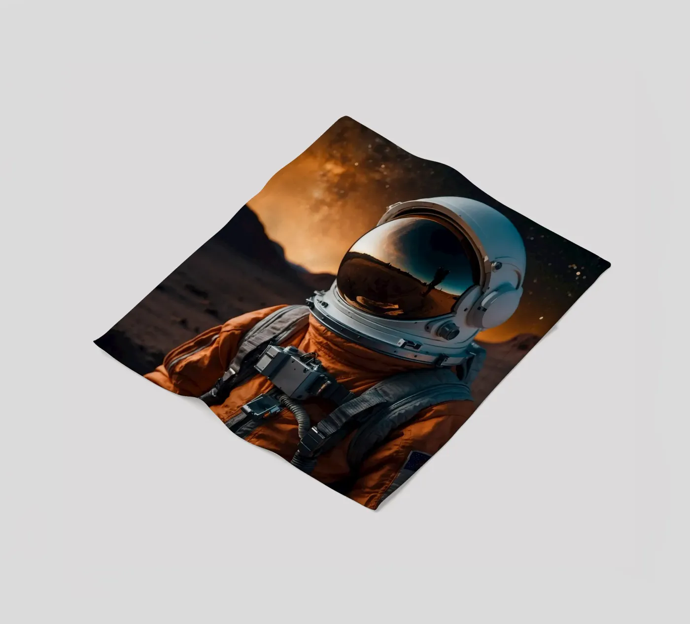 Aloneon fleecedeken van Stellar Dream Art