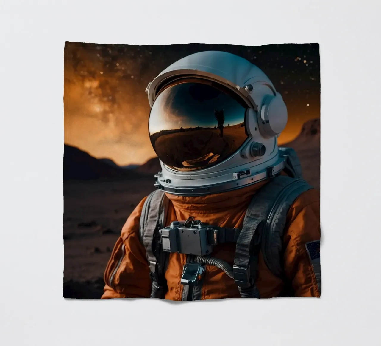 Aloneon coperta in pile da Stellar Dream Art