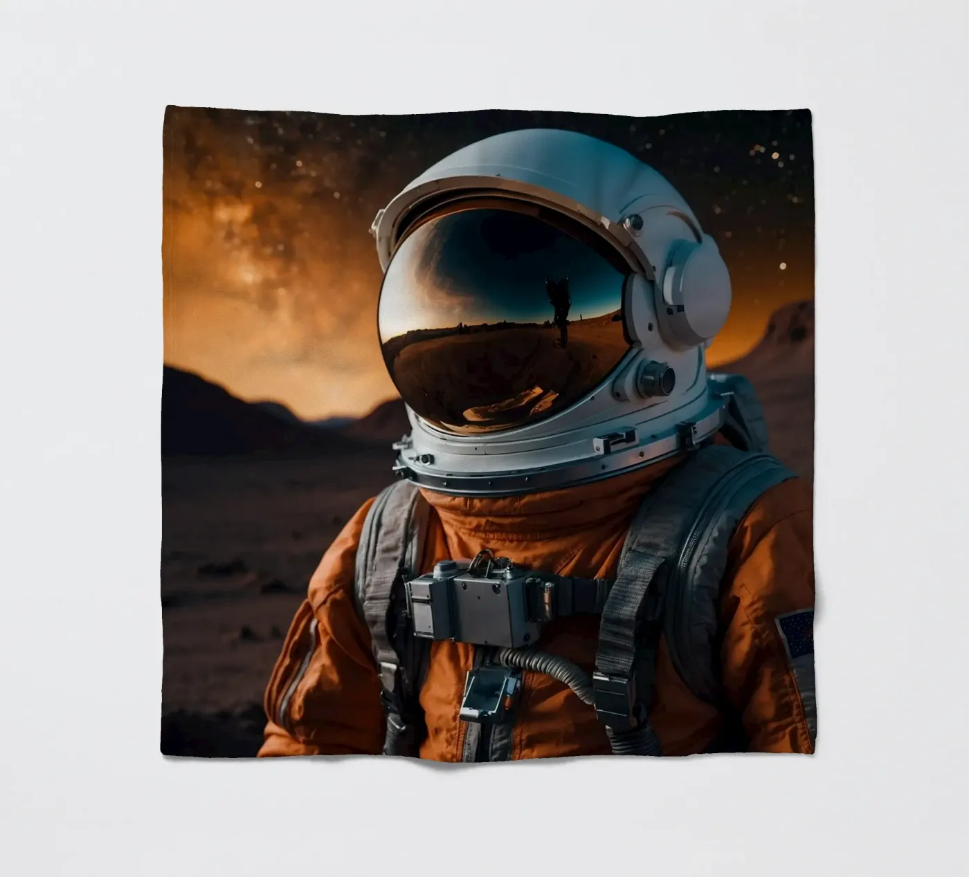 Aloneon fleecedeken van Stellar Dream Art
