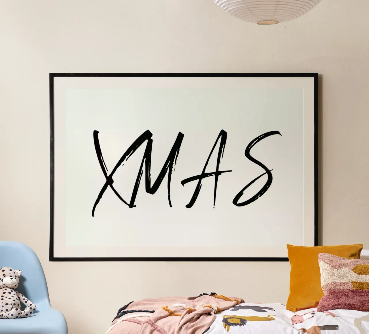 XMAS poster con telaio in legno da daylight design studio