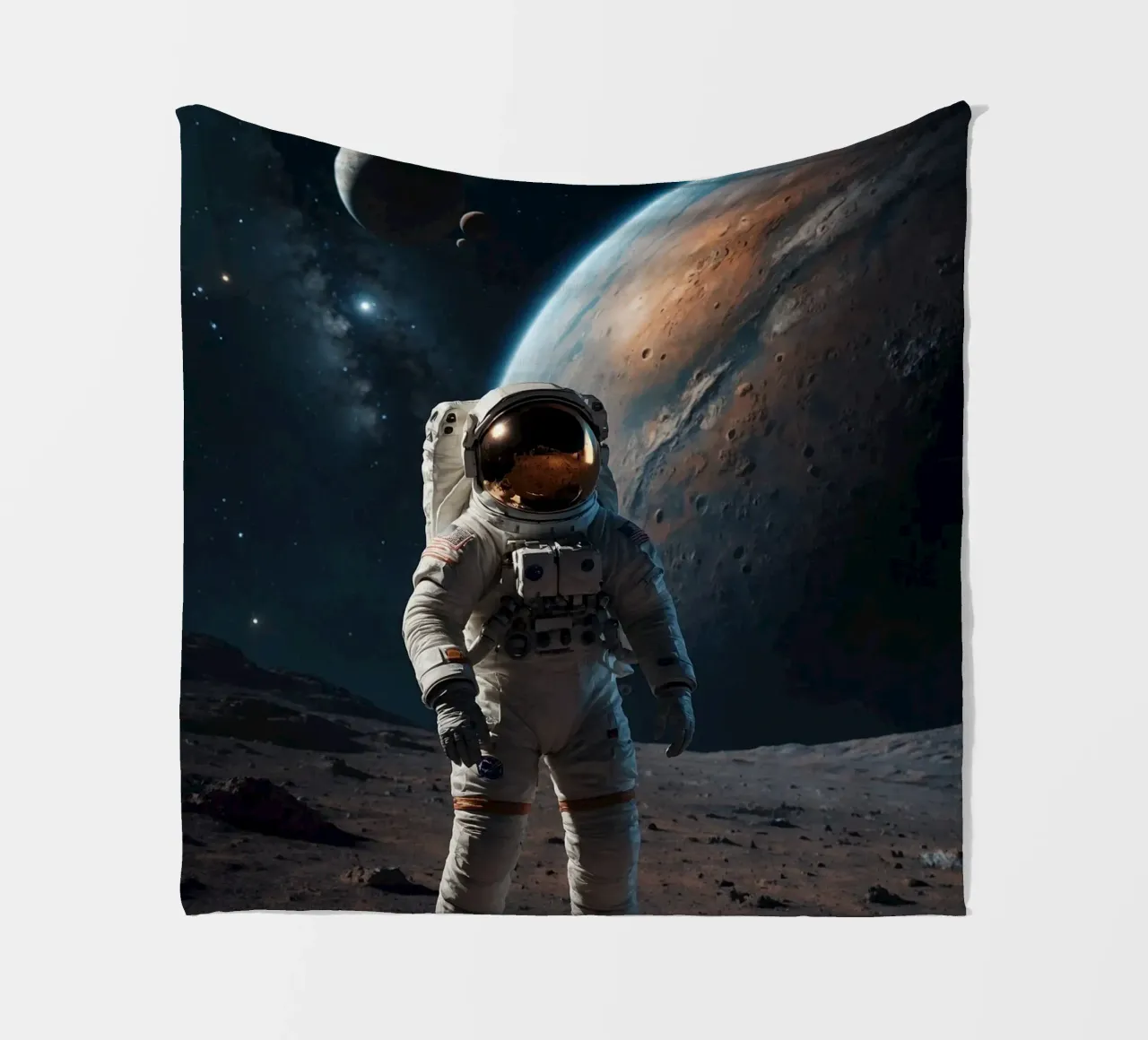 Exolune coperta in pile da Stellar Dream Art